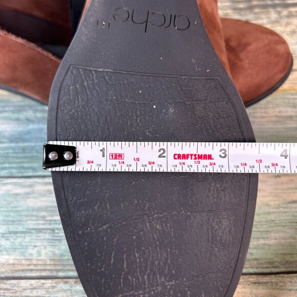 Arche Wedge Pumps Womens 9.5 Brown Nubuck Leather Dress Formal Shoe Comfort Heel - Picture 8 of 13